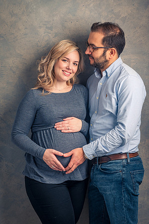 Gravidfotografering för par